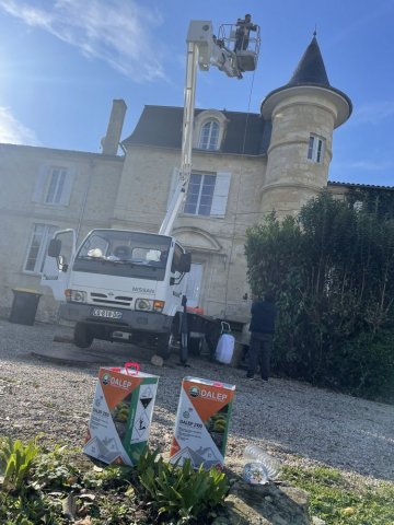 Traitement de toiture à Martillac